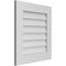 Ekena Millwork Vertical Surface Mount PVC Gable Vent: Non-Functional, w/ 3-1/2"W x 1"P Standard Frame, 22"W x 24"H GVPVE22X2401SN - alternate 4